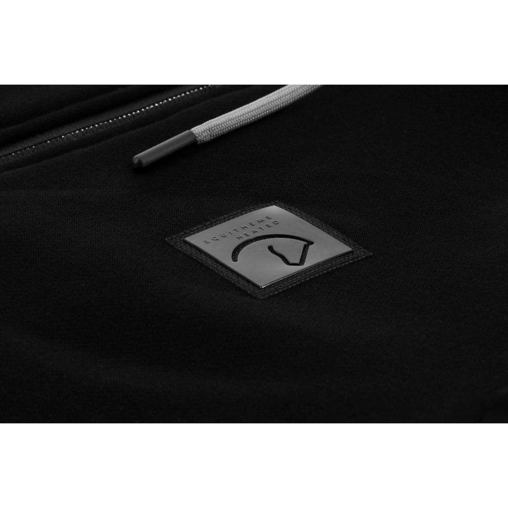 EQUITHÈME Felpa con cappuccio e zip Olwen Nero
