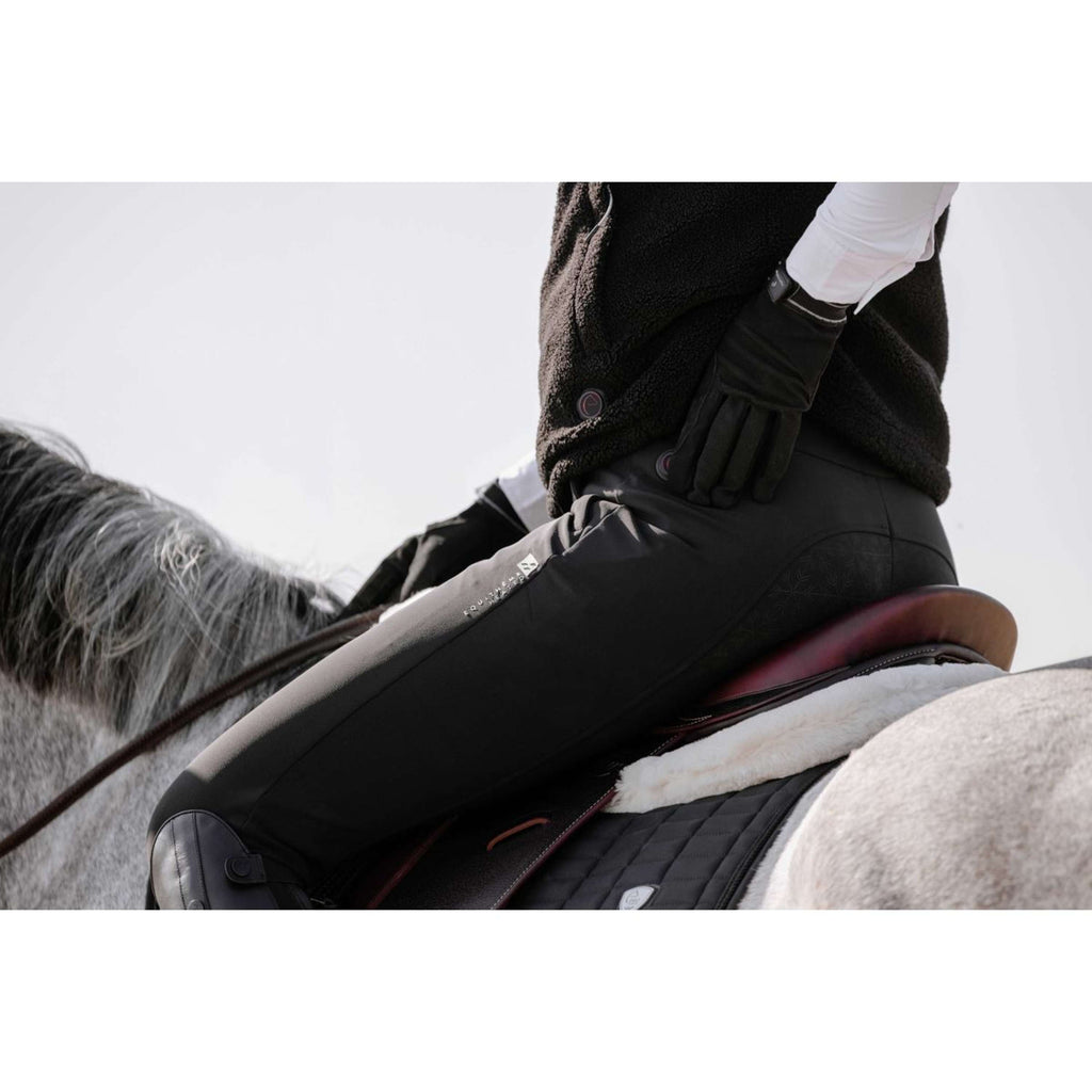 EQUITHÈME Pantaloni da Equitazione Sierra Heated Full Grip Nero