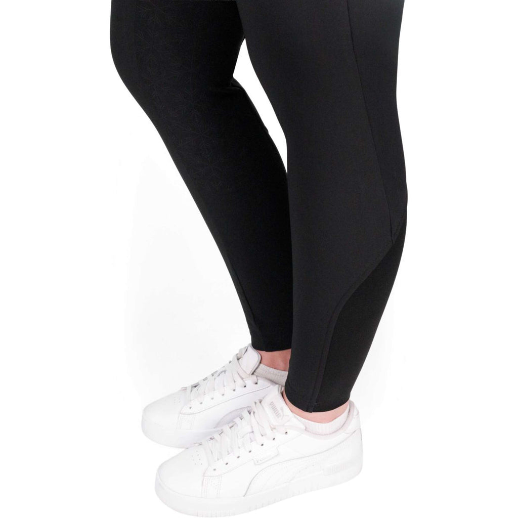 EQUITHÈME Pantaloni da Equitazione Sierra Heated Full Grip Nero