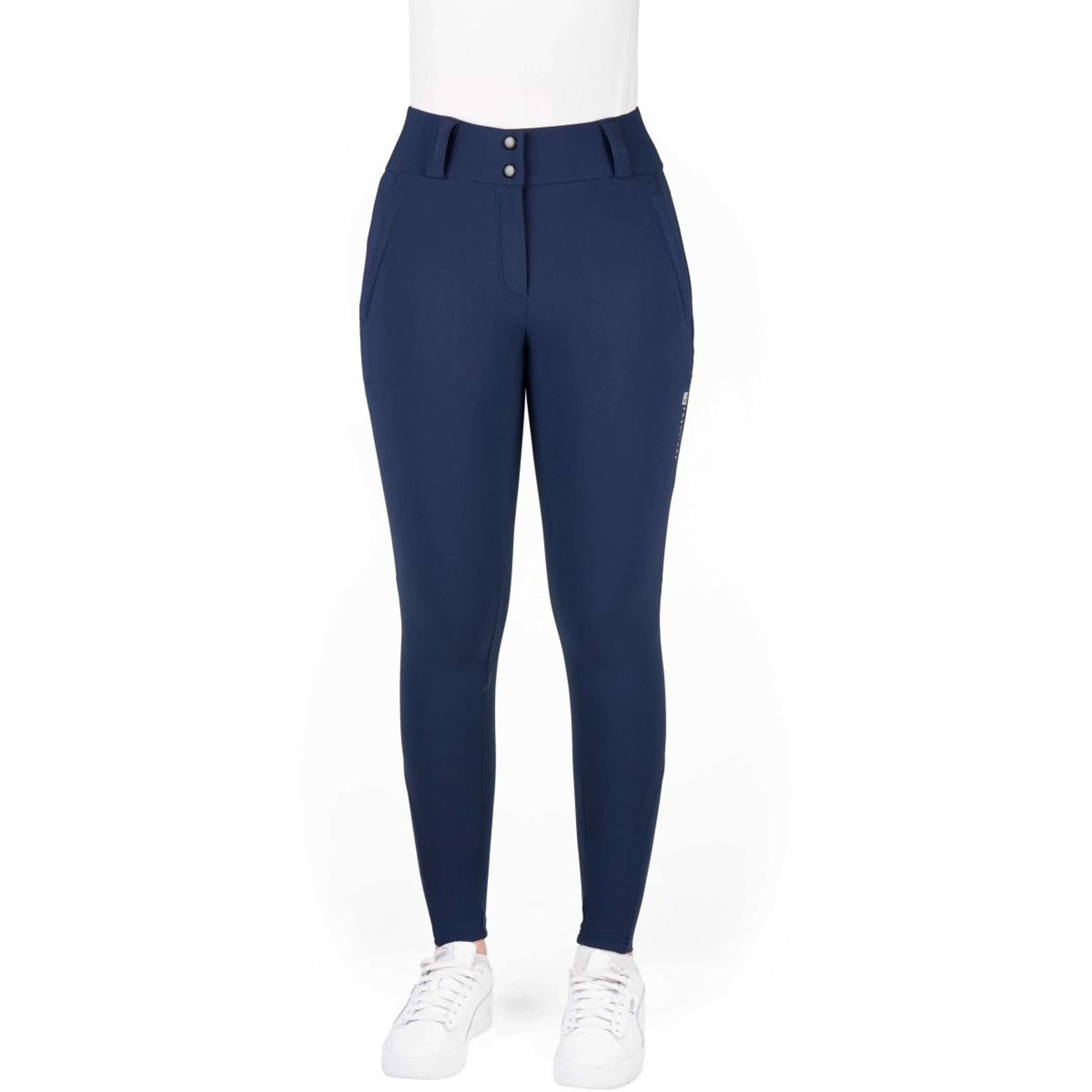 EQUITHÈME Pantaloni da Equitazione Sierra Full Grip Navy EQUITHÈME Pantaloni da Equitazione Sierra Full Grip Navy