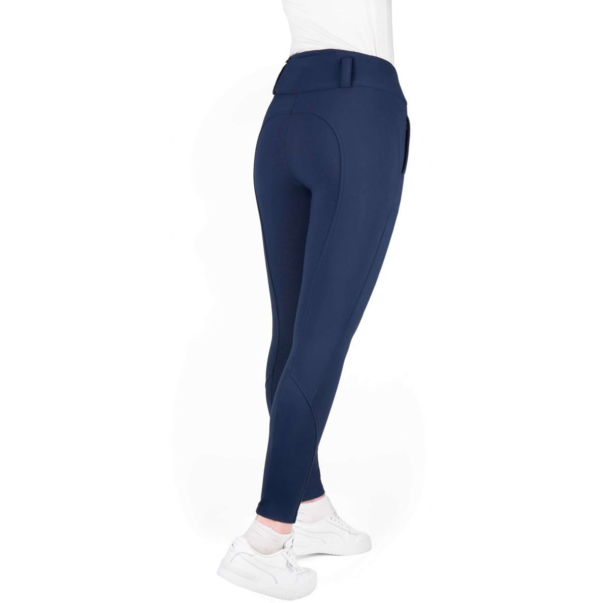 EQUITHÈME Pantaloni da Equitazione Sierra Full Grip Navy