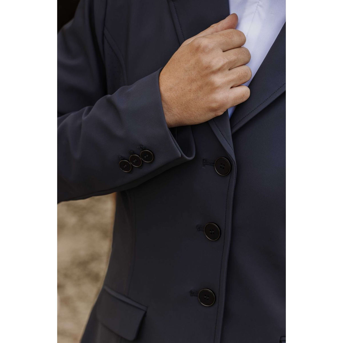 EQUITHÈME Giacca da Competizione Nancy Grigio