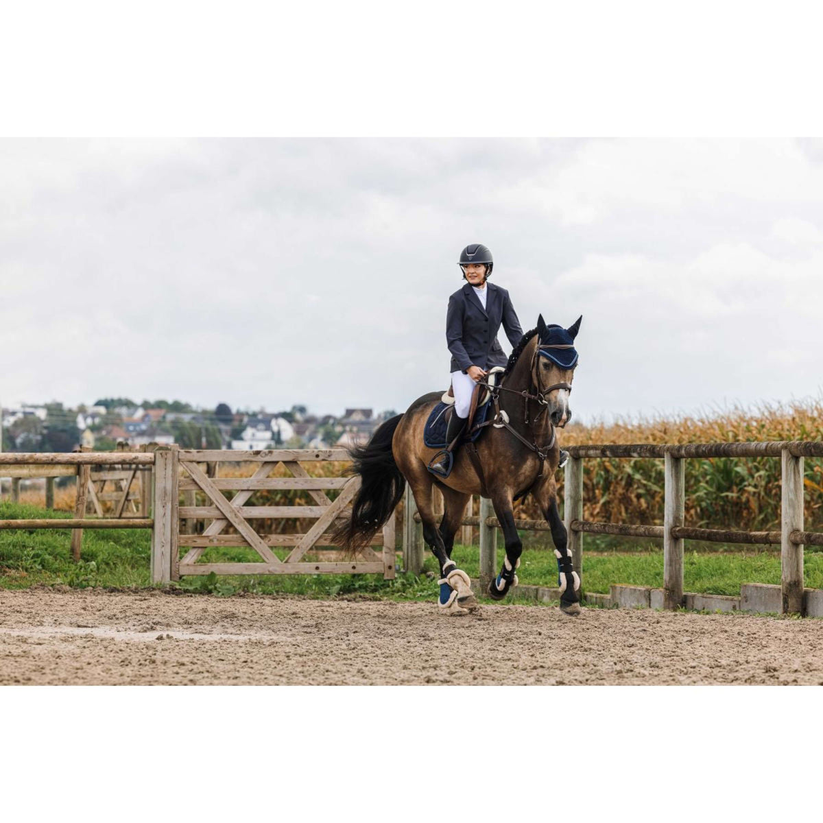 EQUITHÈME Giacca da Competizione Nancy Grigio