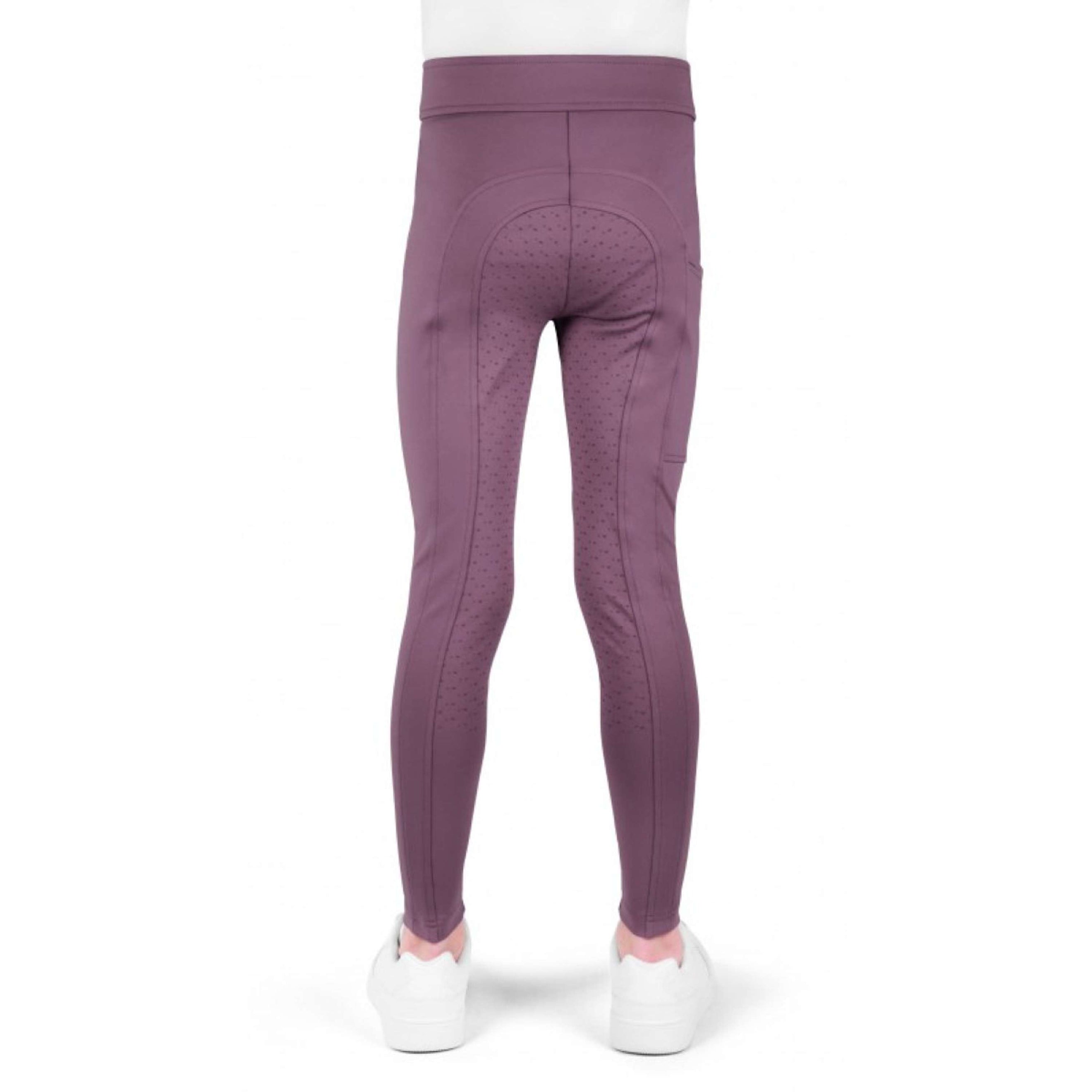 EQUITHÈME Leggings da Equitazione Birdy Kids Full Grip Lilla EQUITHÈME Leggings da Equitazione Birdy Kids Full Grip Lilla