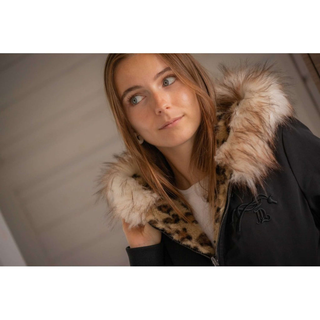 Pénélope Giacca Bomber LeoLyon Nero/Pantera
