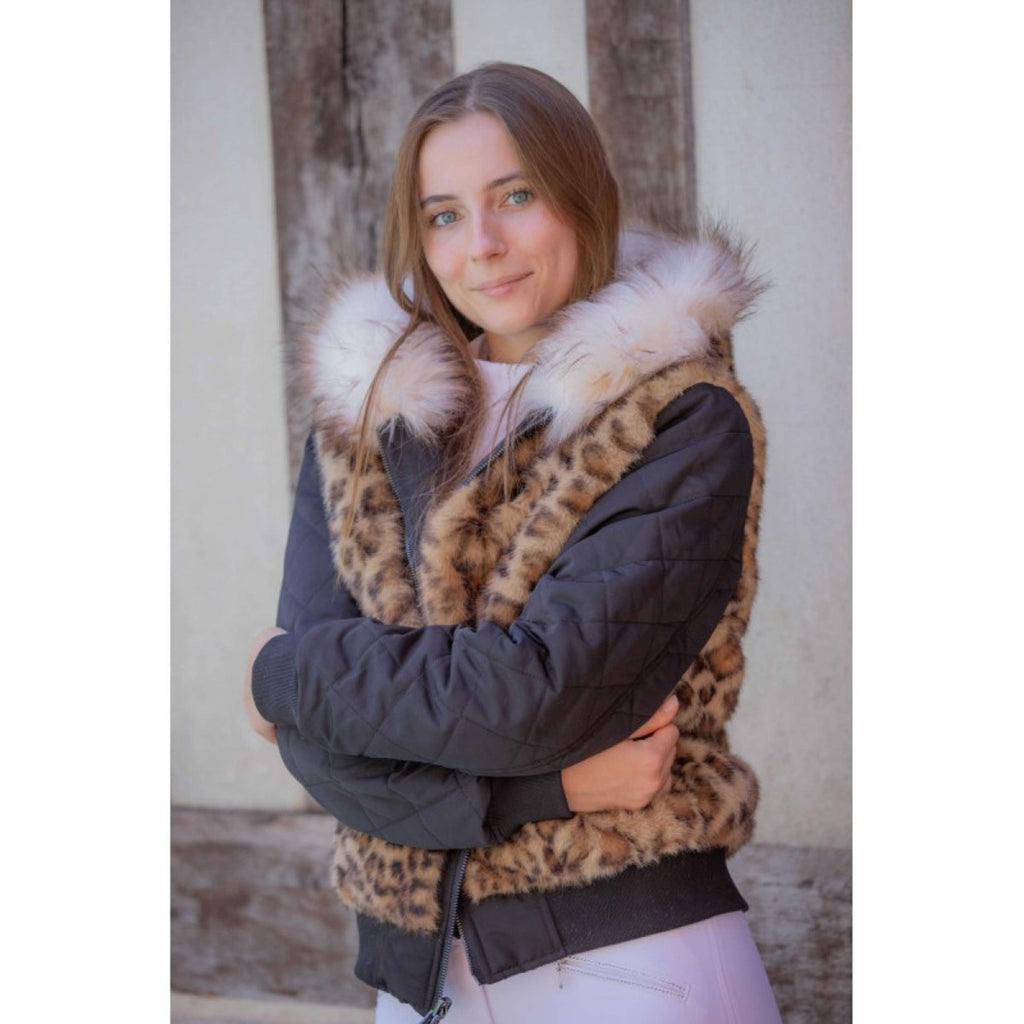 Pénélope Giacca Bomber LeoLyon Nero/Pantera