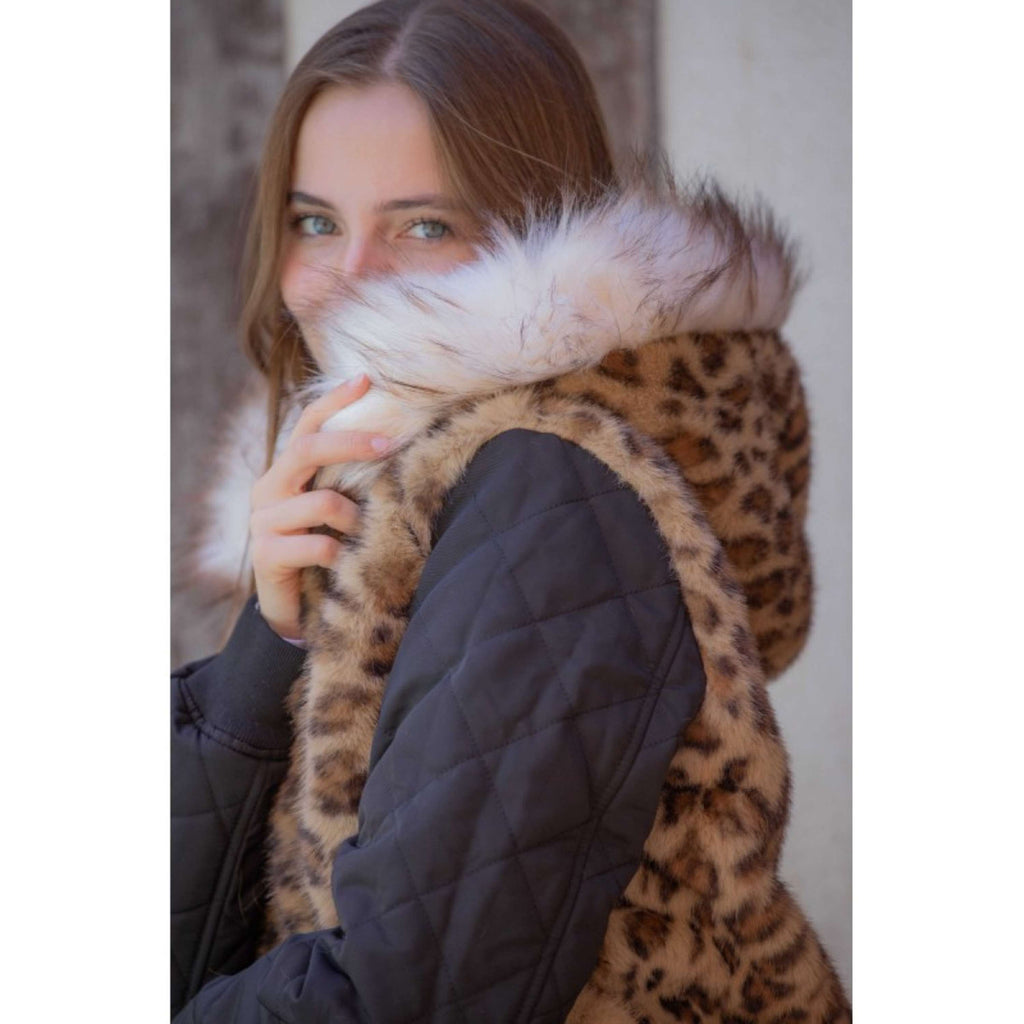 Pénélope Giacca Bomber LeoLyon Nero/Pantera