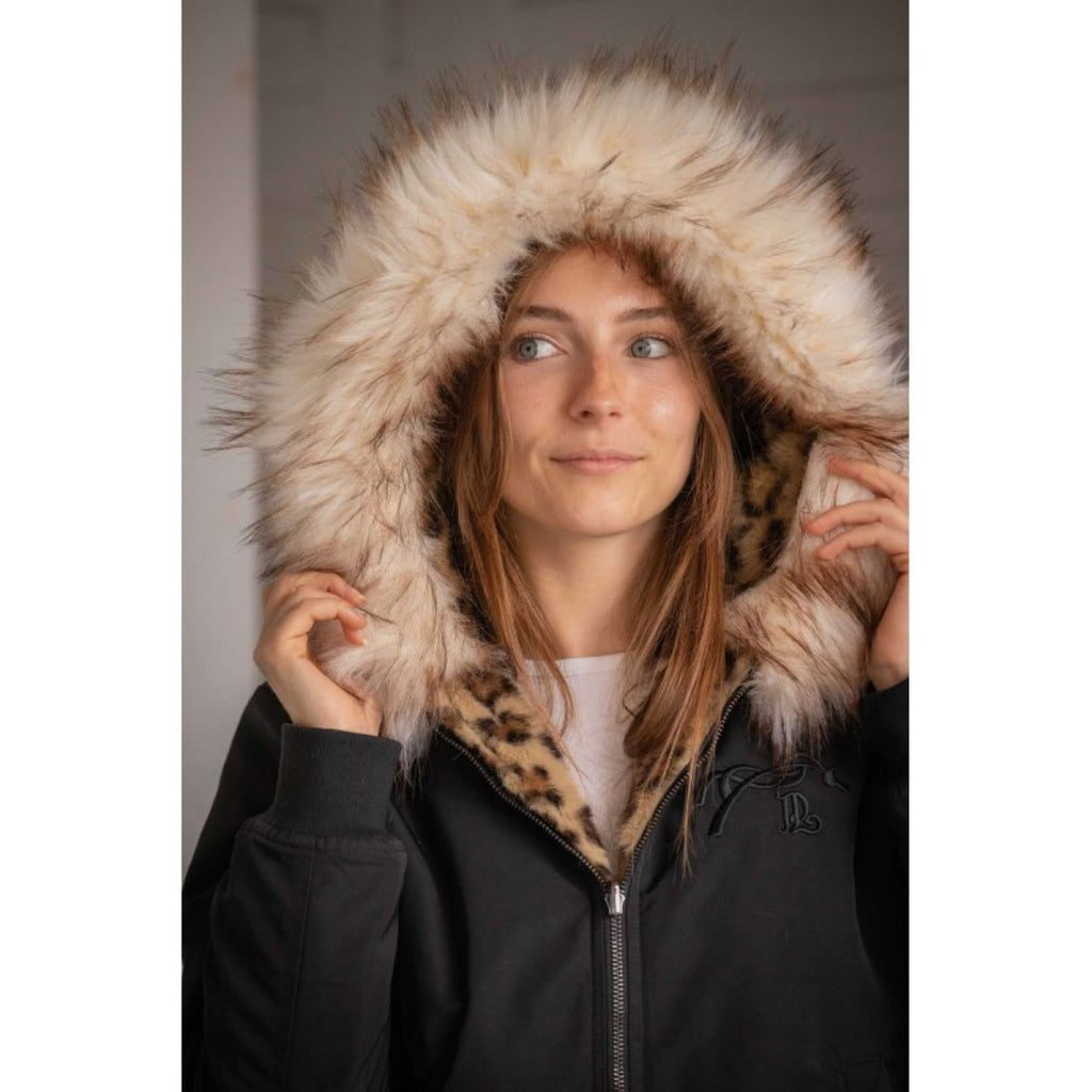 Pénélope Giacca Bomber LeoLyon Nero/Pantera