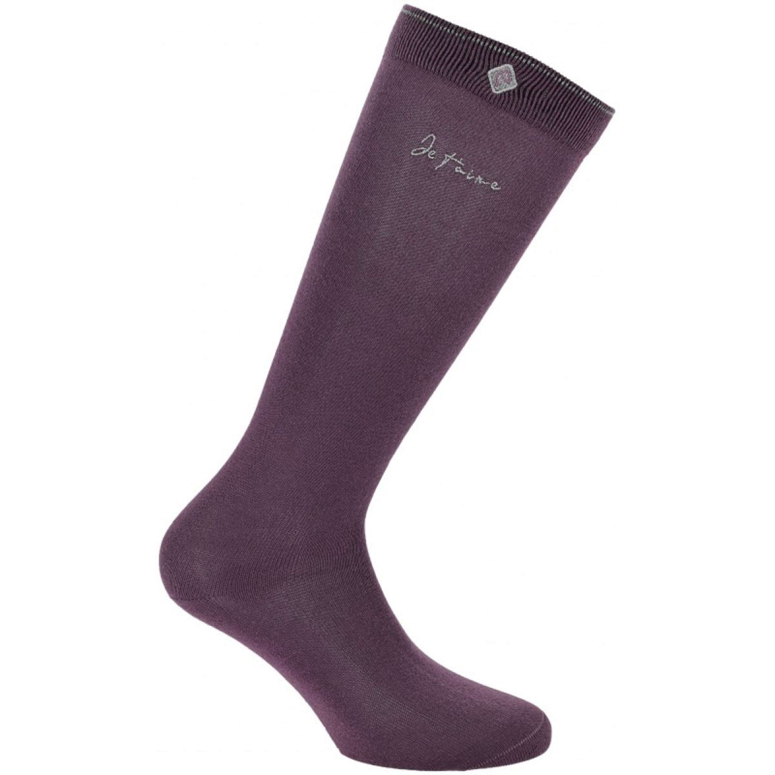 EQUITHÈME Calzini Rose Viola EQUITHÈME Calzini Rose Viola