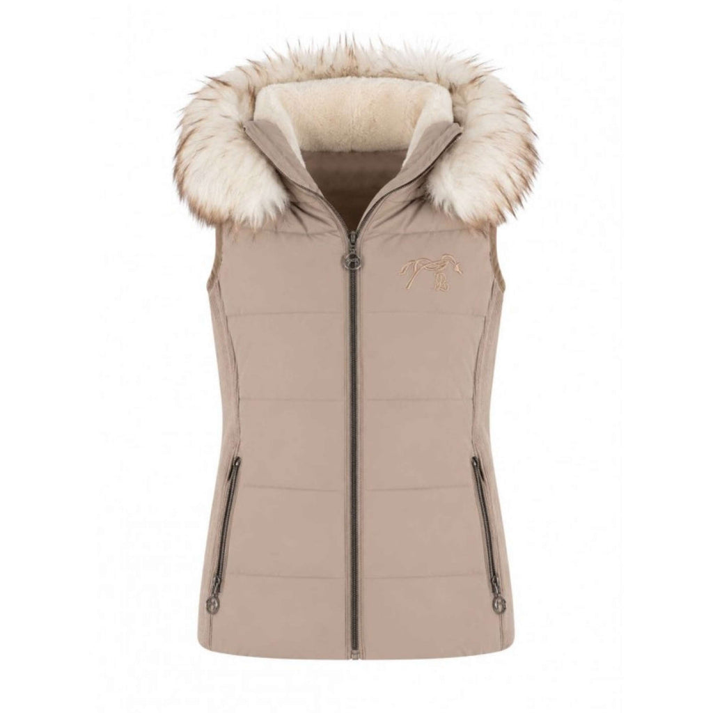 Pénélope Gilet Louxia Taupe