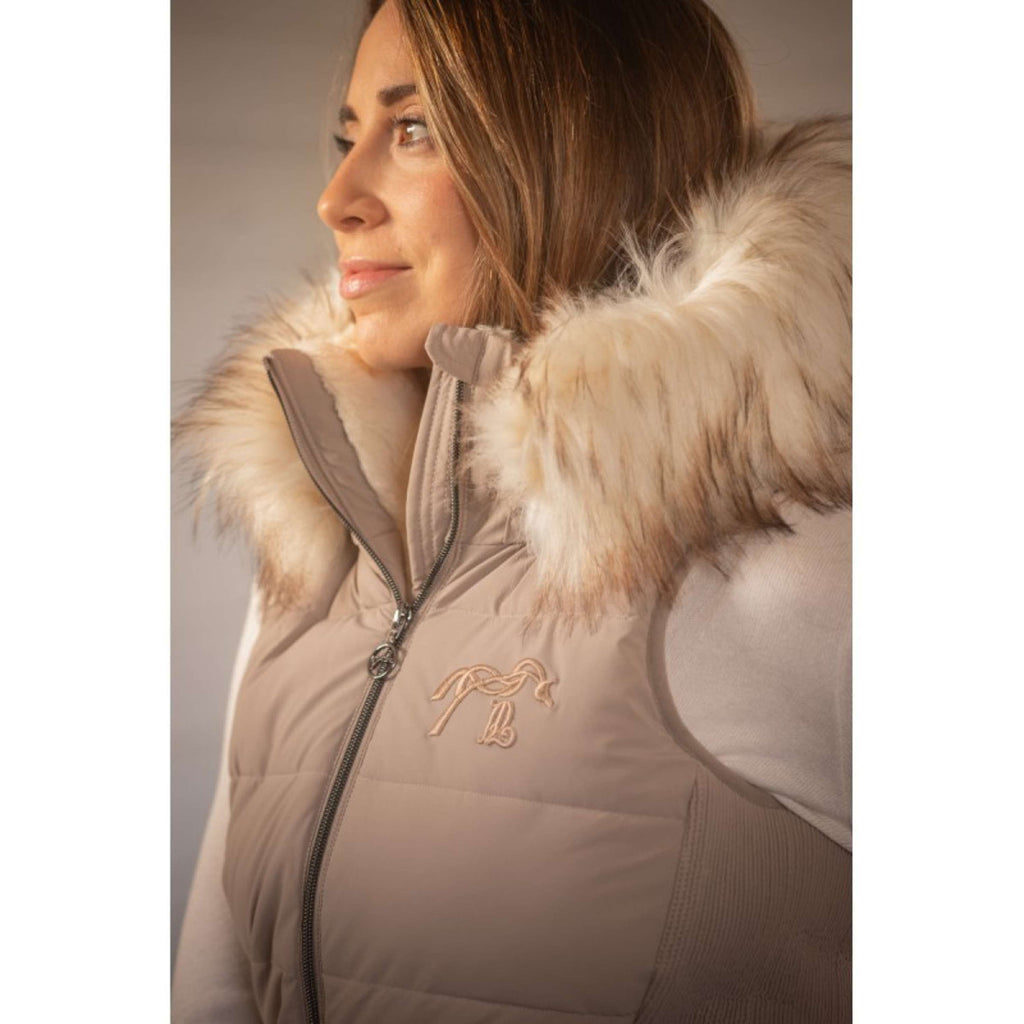 Pénélope Gilet Louxia Taupe