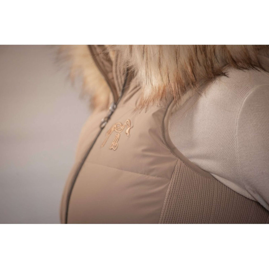 Pénélope Gilet Louxia Taupe