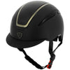 EQUITHÈME Casco da equitazione Nero/Cromo/Carbonio