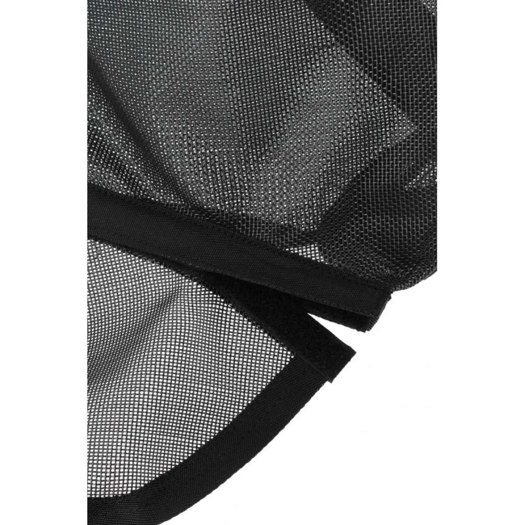 EQUITHÈME Maschera per Mosche Protec con Protezione UV Nero