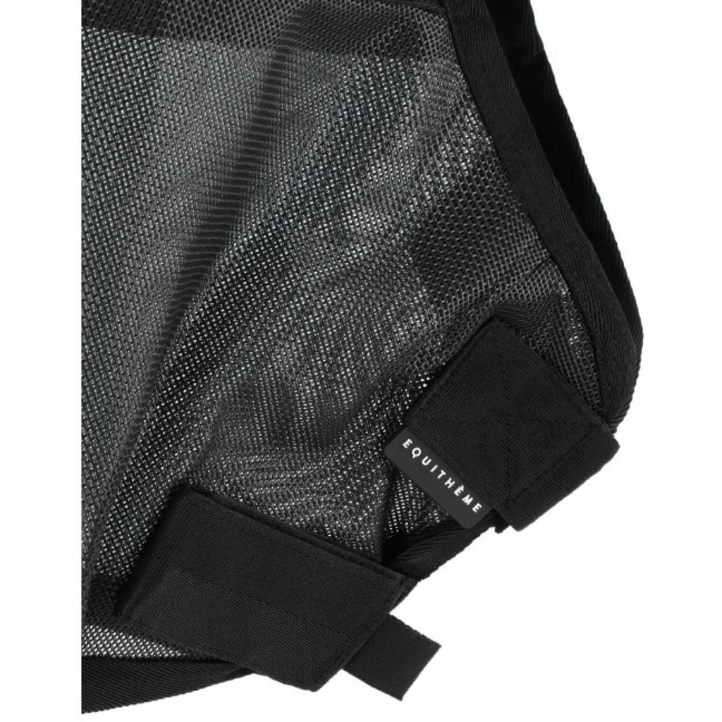 EQUITHÈME Maschera per Mosche Protec con Protezione UV Nero