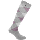 EQUITHÈME Calzini Argyle Grigio/lilla