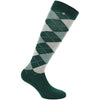 EQUITHÈME Calzini Argyle Kaki/Grey