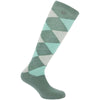 EQUITHÈME Calzini Argyle Menta/Verde