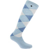 EQUITHÈME Calzini Argyle Sky Blue/Blue