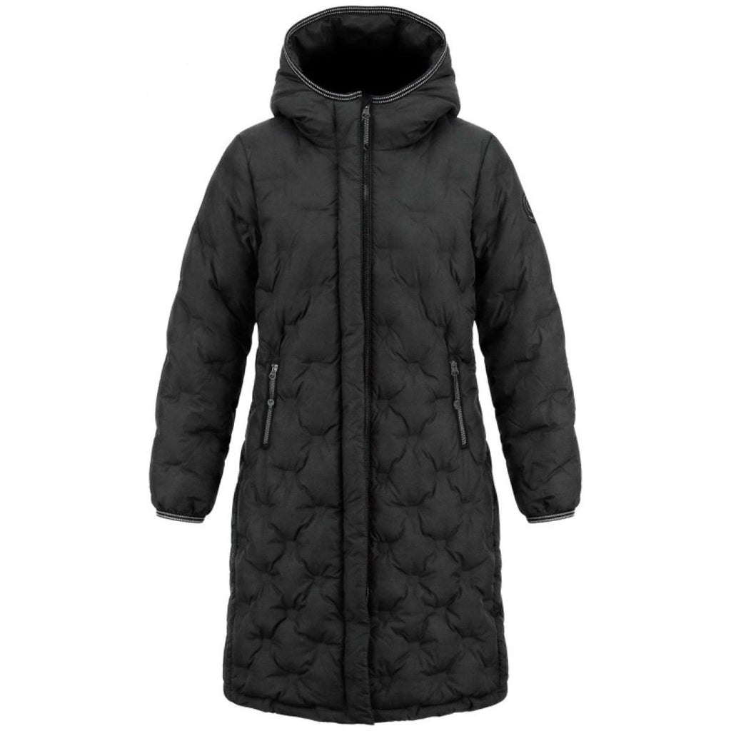 EQUITHÈME Cappotto Lungo Doris Nero