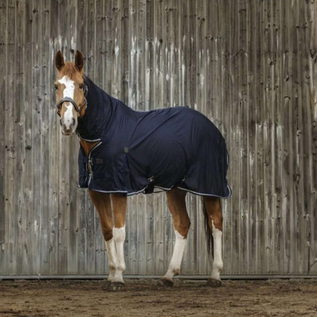 EQUITHÈME Coperta Antimosche Combo Micro Mesh Navy