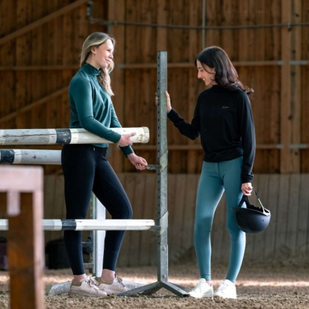 EQUITHÈME Pantaloni da Equitazione Madison Blu anatra