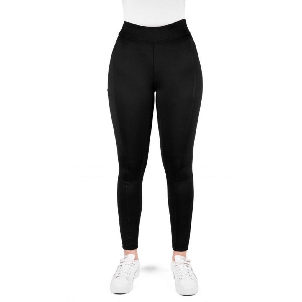 EQUITHÈME Leggings da Equitazione Birdy Full Grip Nero