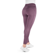 EQUITHÈME Leggings da Equitazione Birdy Full Grip Lilla