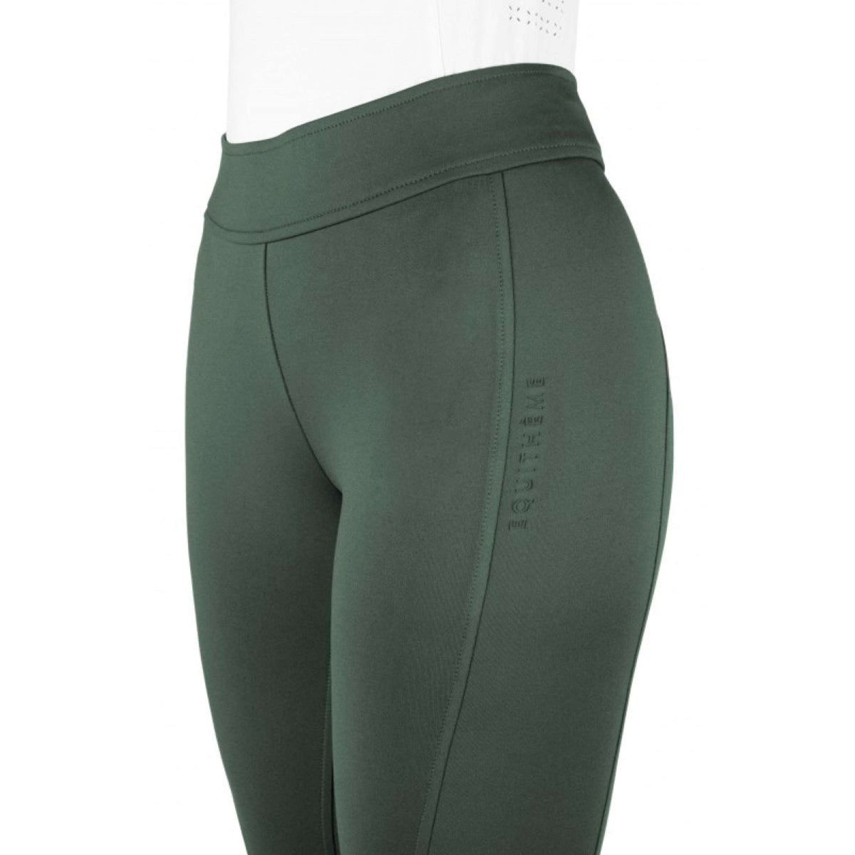 EQUITHÈME Leggings da Equitazione Birdy Full Grip Khaki