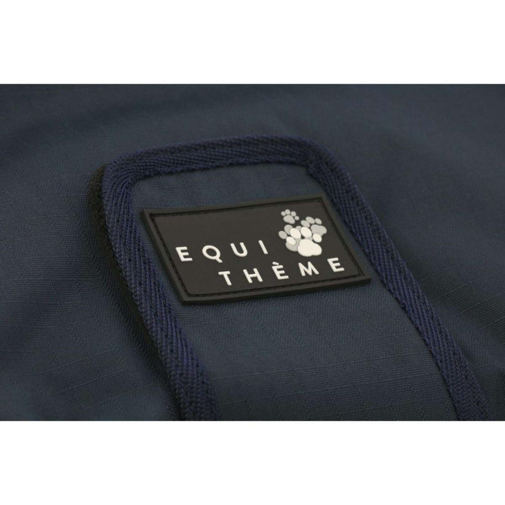 EQUITHÈME Coperta per Cani Tyrex 600D 220g Blu marino/verde