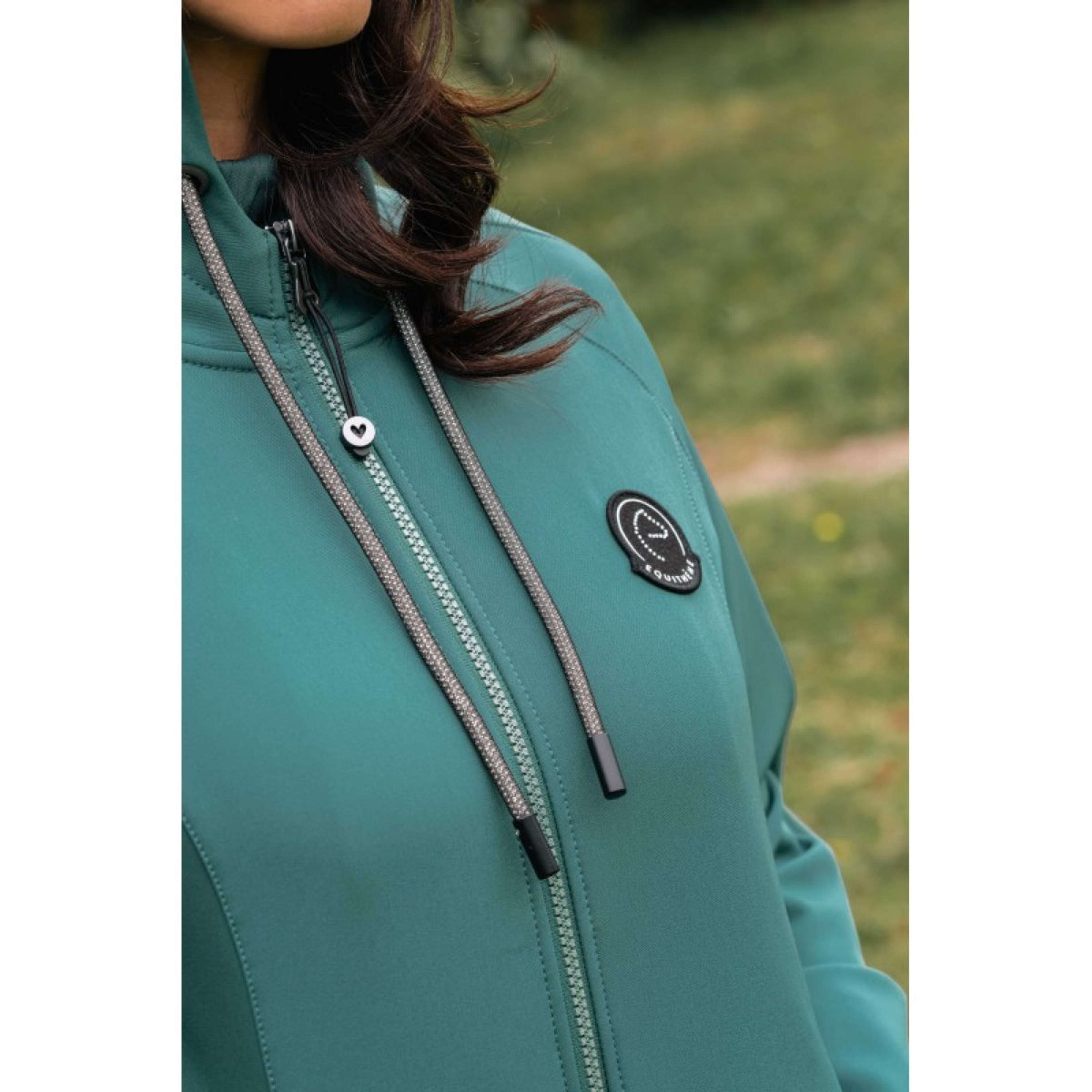 EQUITHÈME Giacca Softshell Victoria Blu anatra