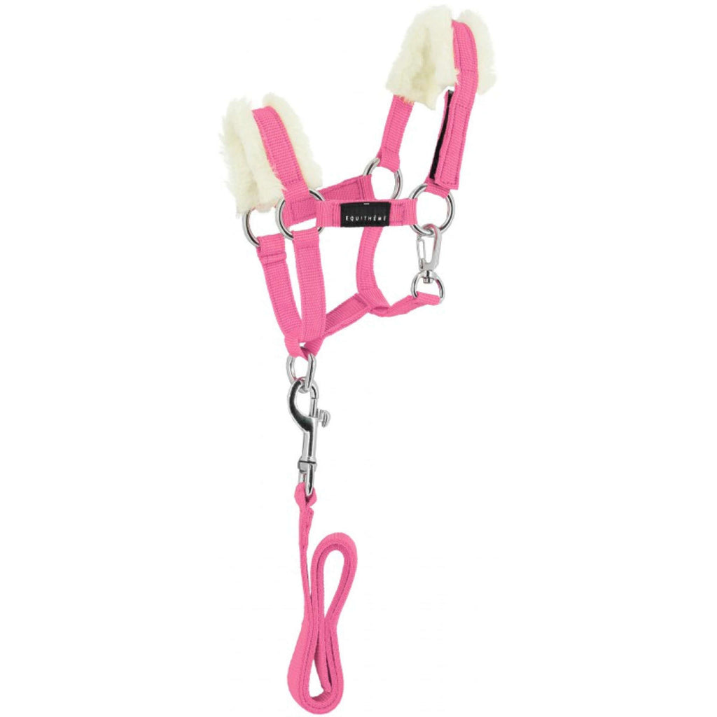 EQUITHÈME Set Cavezza Pony Academy Rosa