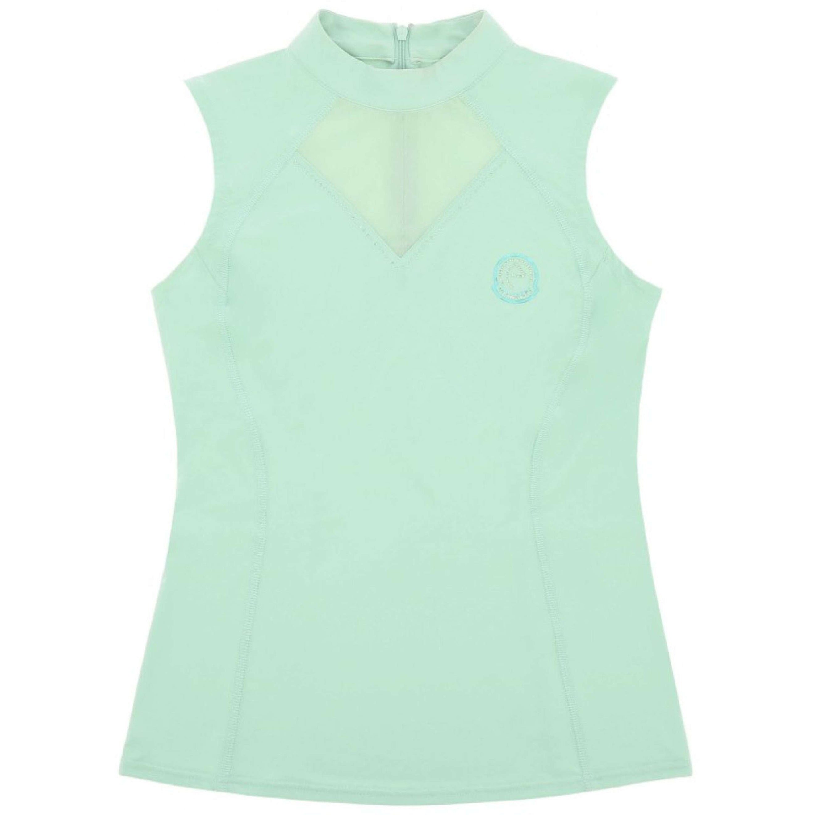 EQUITHÈME Shirt Carla Senza Maniche Menta/Verde