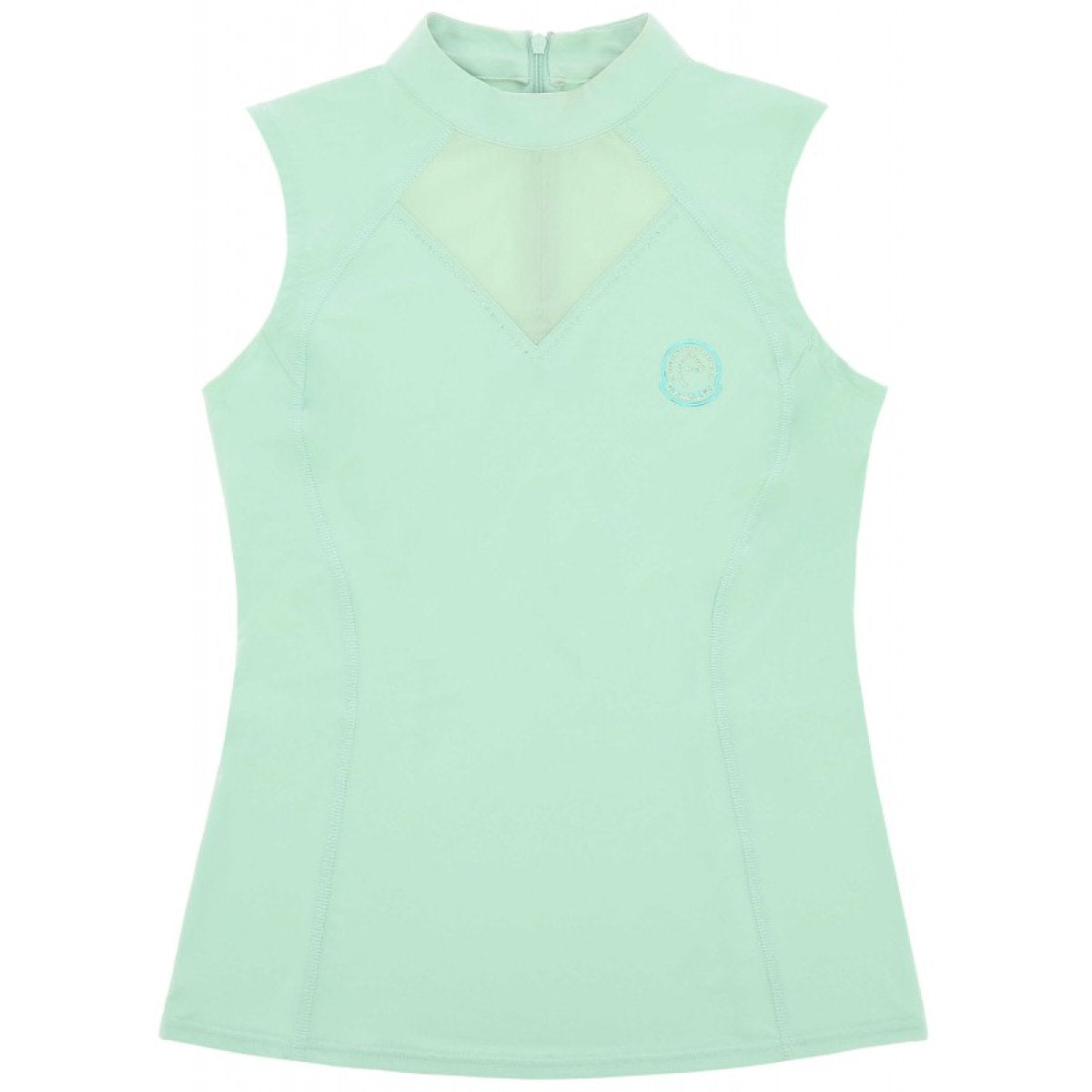 EQUITHÈME Shirt Carla Senza Maniche Menta/Verde