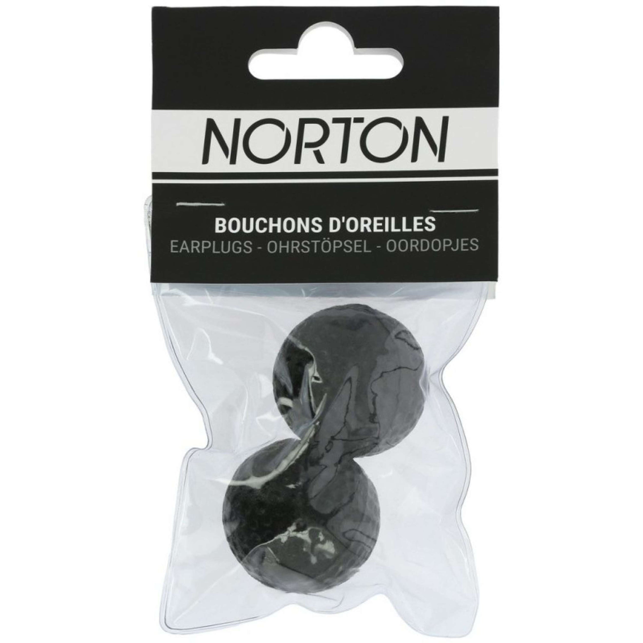Norton Tappi per le orecchie Horse per Paar Nero