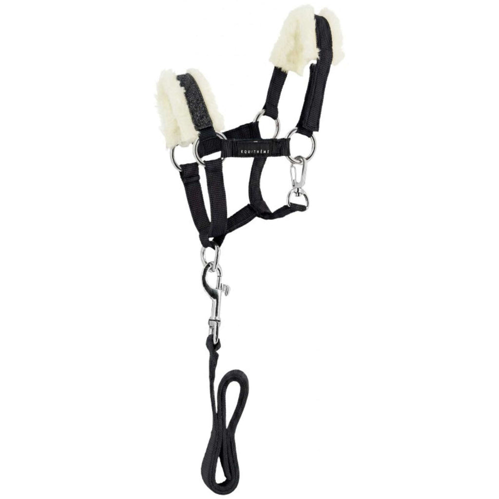 EQUITHÈME Set Cavezza Pony Academy Scintillio nero