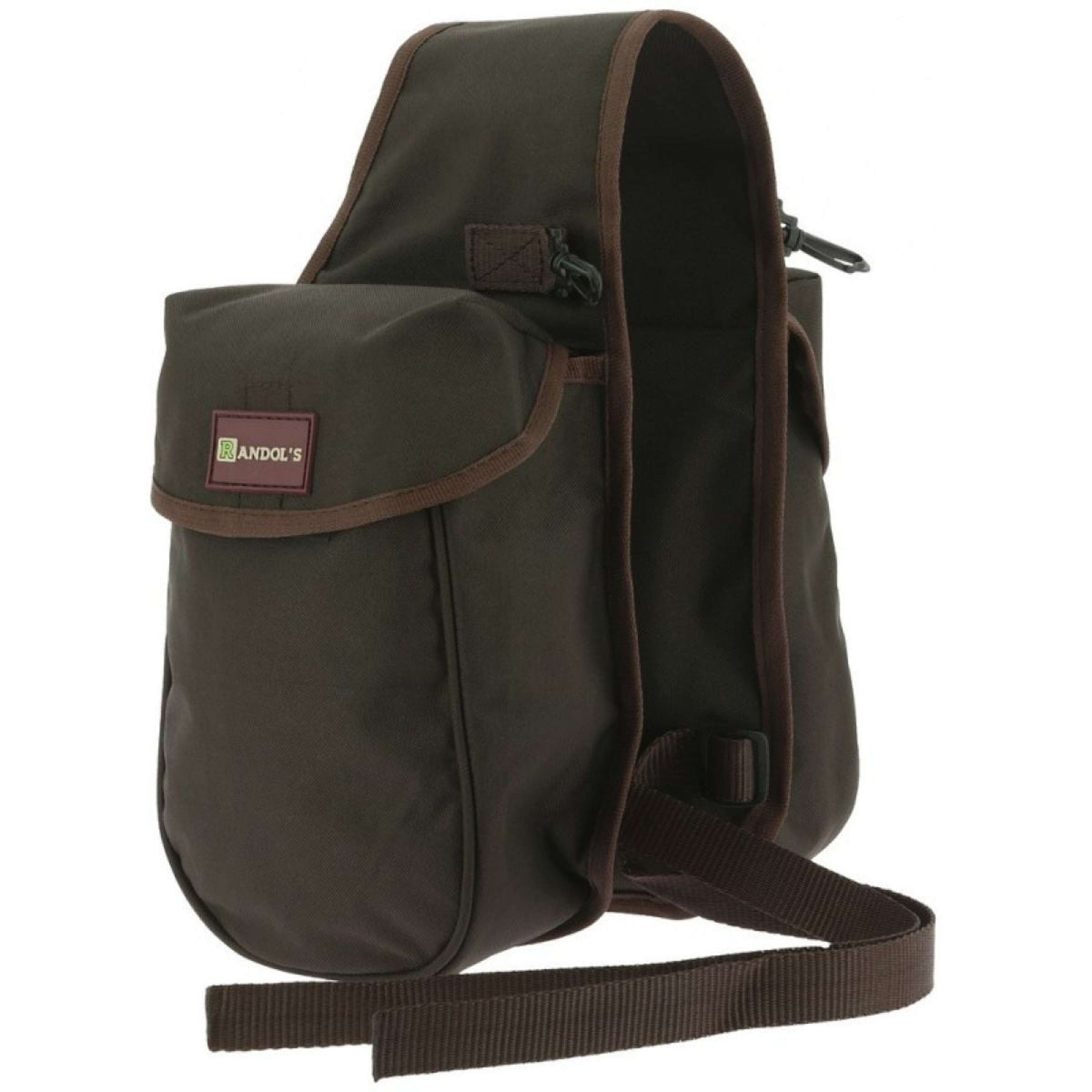 Randol's Borsa Doppia da Sella Front Marrone