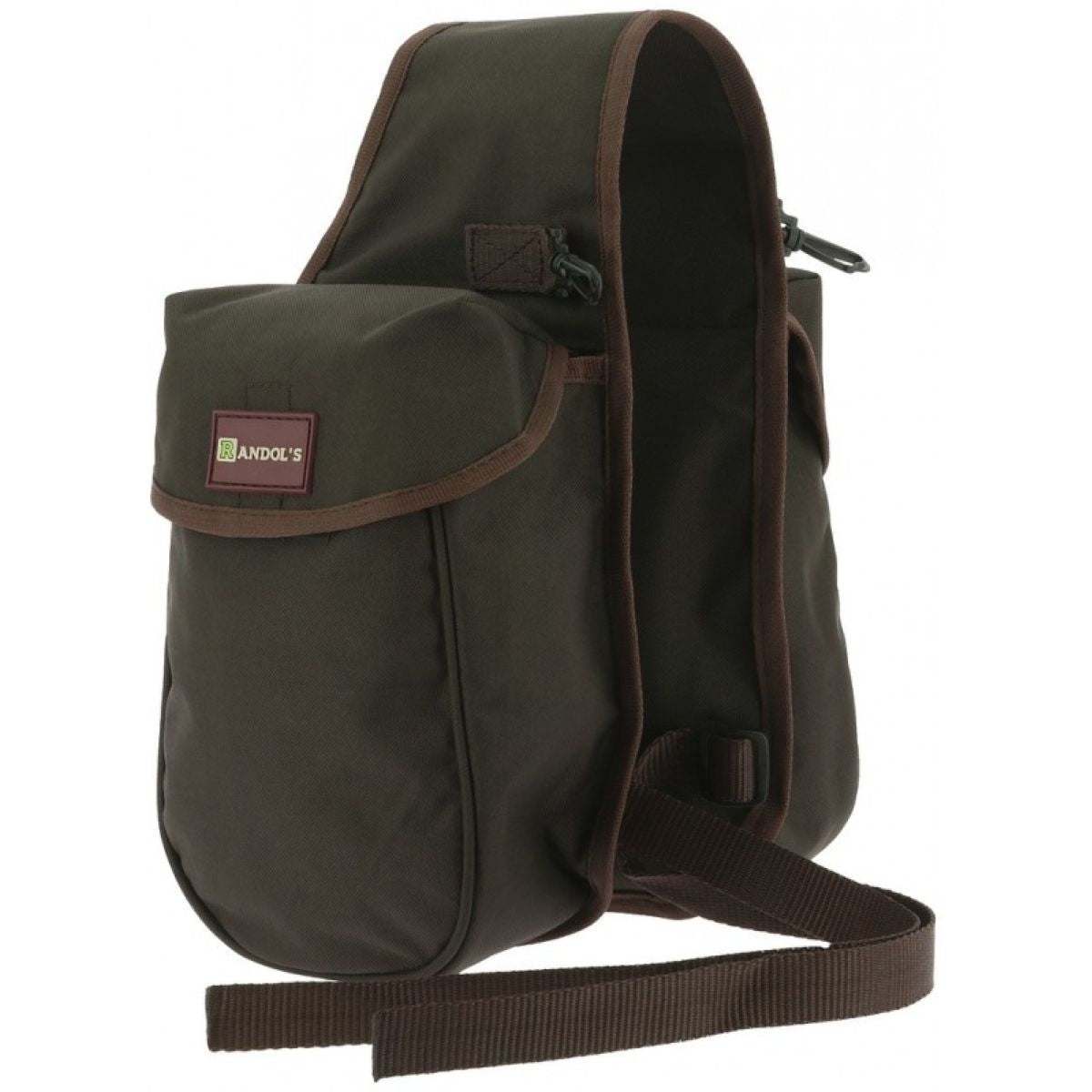 Randol's Borsa Doppia da Sella Front Marrone