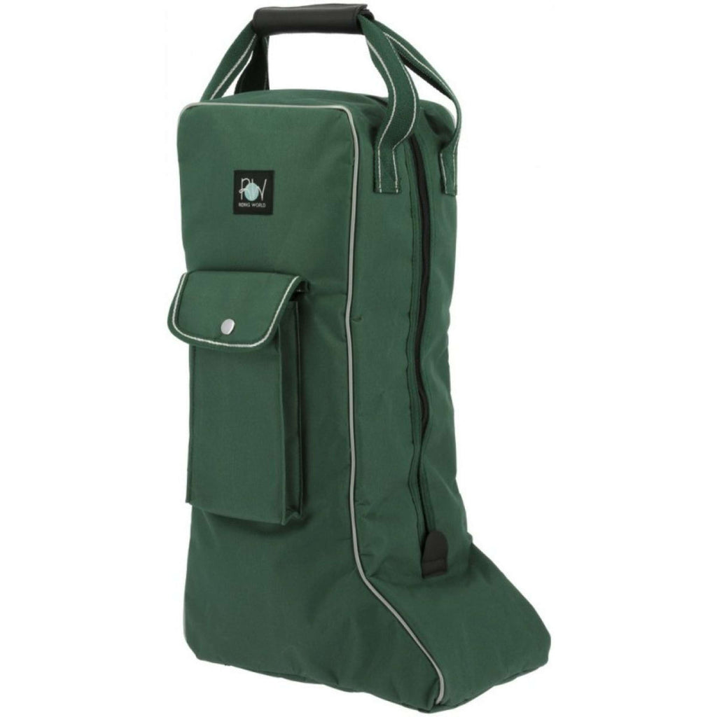 Riding World Borsa per Stivali Verde scuro