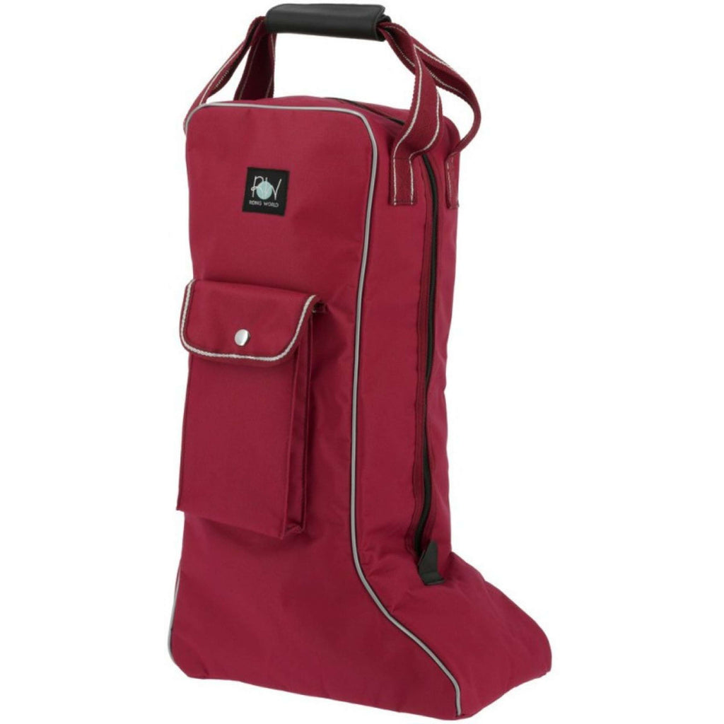 Riding World Borsa per Stivali Bordeaux