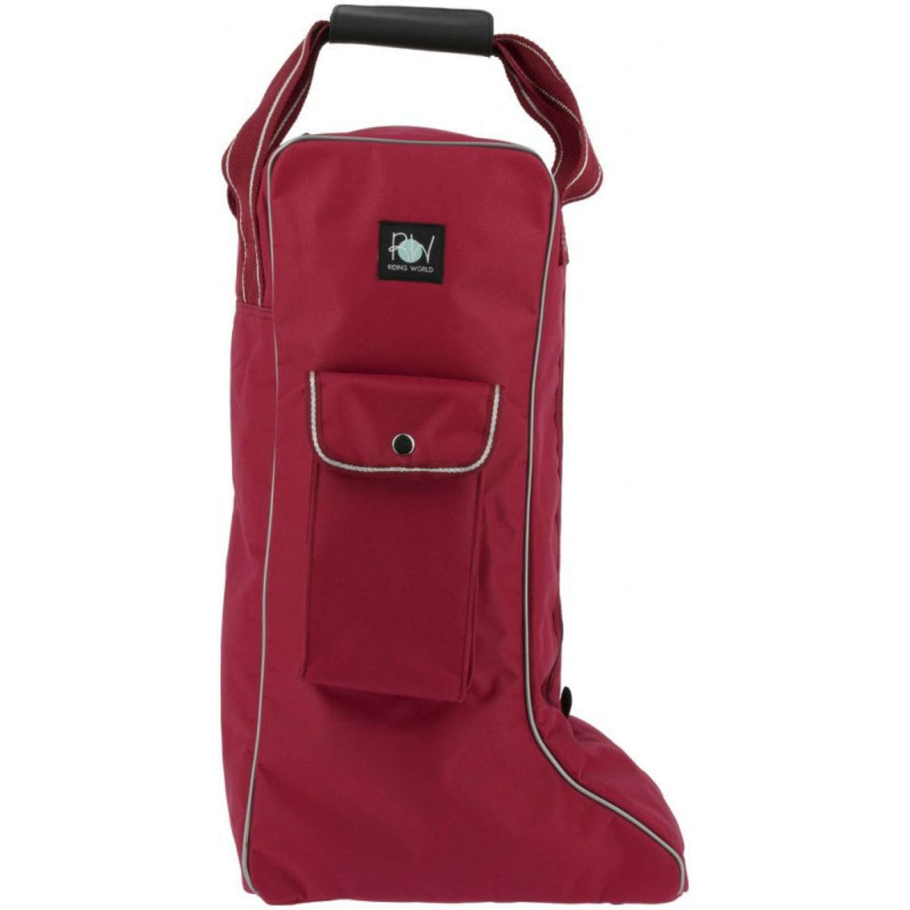 Riding World Borsa per Stivali Bordeaux