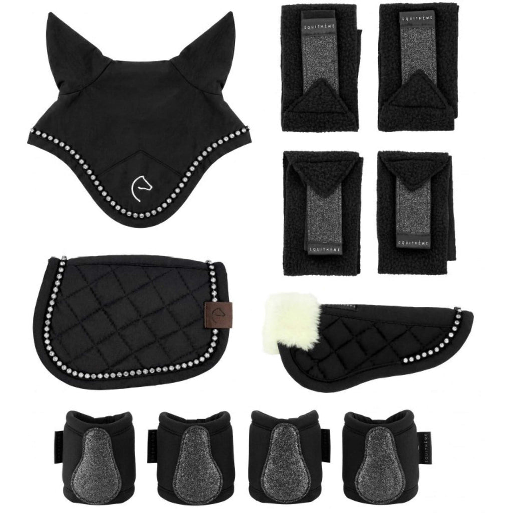 EQUITHÈME Set di accessori Mini Pony Academy Scintillio nero