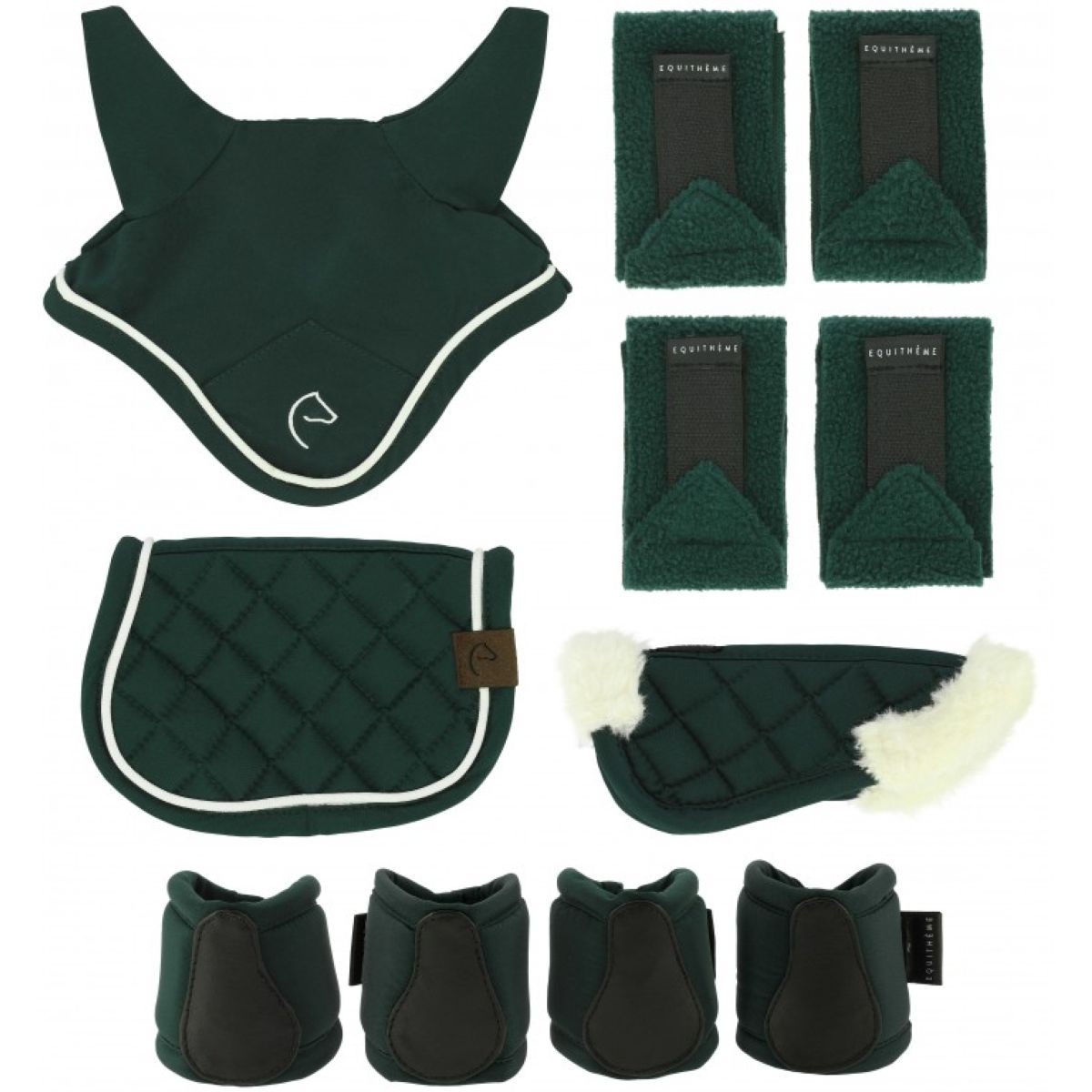 EQUITHÈME Set di accessori Mini Pony Academy Verde scuro