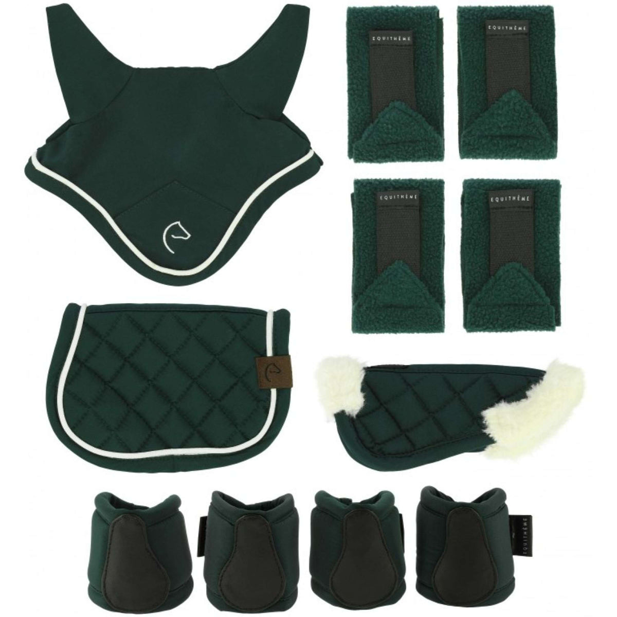 EQUITHÈME Set di accessori Mini Pony Academy Verde scuro