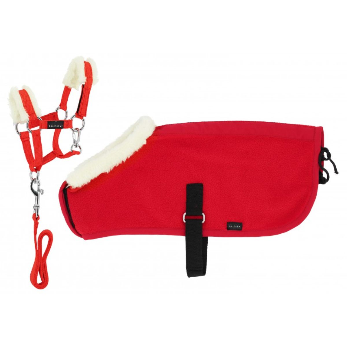 EQUITHÈME Mostra set di coperte Mini Pony Academy Rosso