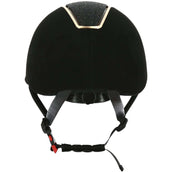 EQUITHÈME Casco da equitazione Glint Lamé Nero/Oro rosa