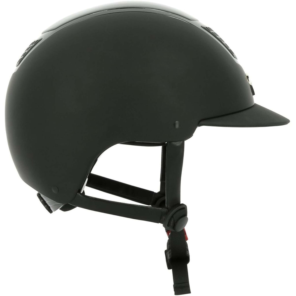 EQUITHÈME Casco da equitazione Airy Nero/Carbonio