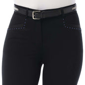 EQUITHÈME Pantaloni da Equitazione Safir Nero/Blu