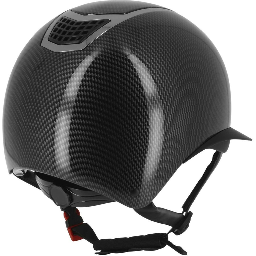 EQUITHÈME Casco da equitazione Airy LM Mips Nero/Carbonio