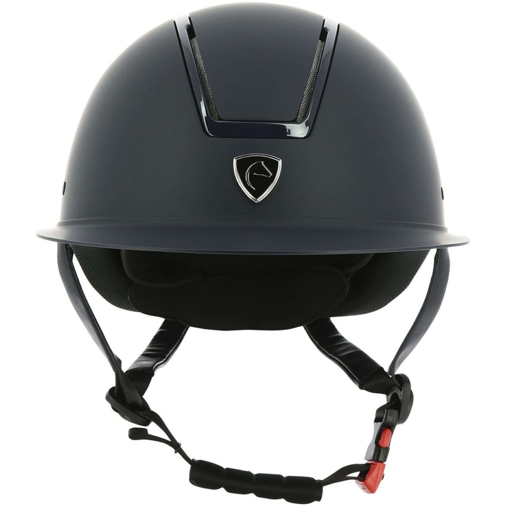 EQUITHÈME Casco da equitazione Glint Mat Blu/Blu